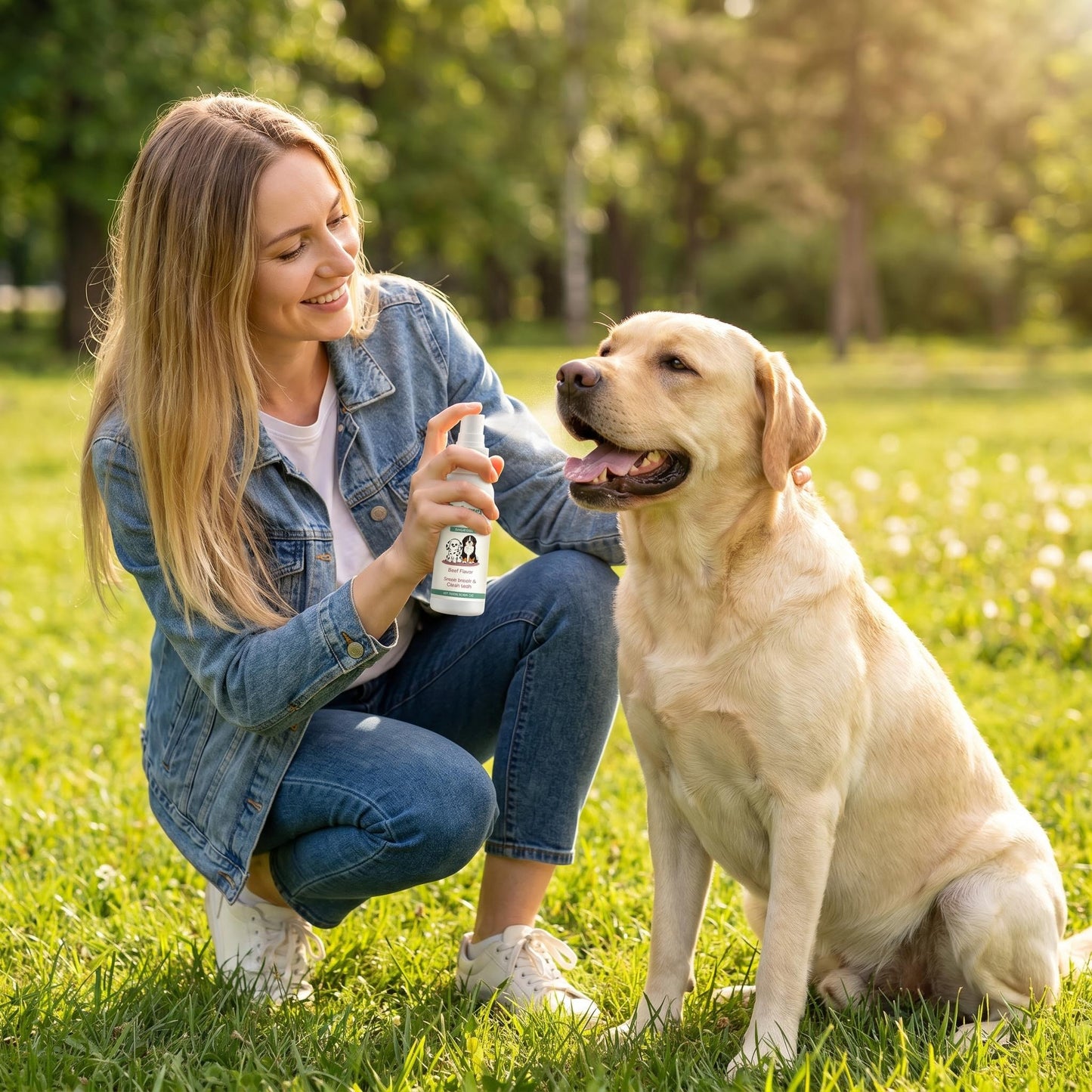 🐶 Kíméletes szájápoló spray háziállatok számára – Napi tisztítás fogmosás nélkül – Frissesség és egészséges lehelet kutyáknak és macskáknak 🐱