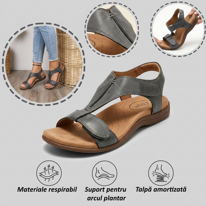 【🎁Ultima zi la jumătate de preț, nu ratați!】Sandale ortopedice cu design ergonomic și suport pentru bolta plantară✅️ pentru mers fără durere👞