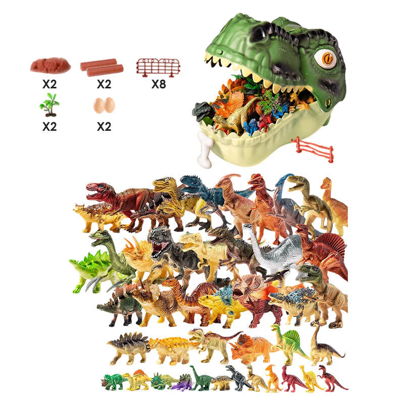 🦖🎁 Oktató és szórakoztató dinoszaurusz játék szett – Tökéletes ajándék kis felfedezőknek! 🎈