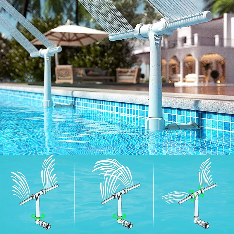💦 Medencei szökőkút – Adjon egy kis eleganciát a medencéjének a táncoló vízzel ☀️🏊