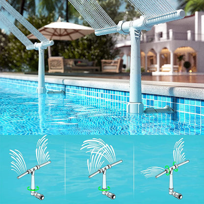 💦 Medencei szökőkút – Adjon egy kis eleganciát a medencéjének a táncoló vízzel ☀️🏊