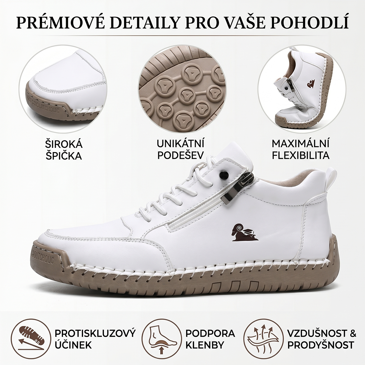 🔥 50% popusta – Ne propustite | Odabrana obuća od teleće kože – ortopedske cipele – 👞 – izdržljive, protuklizne i vodootporne | potpora svodu stopala, ublažavanje boli, unisex