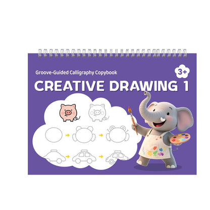 🌟 Nem csak egy kifestő – újrahasznosítható, barázdált lapokkal. Alkosson újra és újra! 👧🎨