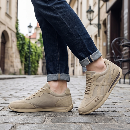 🔥 Današnja posebna ponuda s popustom od 50%🎁Muške ortopedske cipele za hodanje ✅ Prozračne i neklizajuće - Recite zbogom bolovima u stopalima i uživajte u cjelodnevnoj udobnosti!