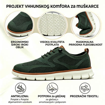 🔥 Današnja posebna ponuda: 50% popusta! ⏰ Prozračne i neklizajuće mokasine! S potporom svoda stopala i podstavljenim međupotplatom, recite zbogom bolovima u stopalima.
