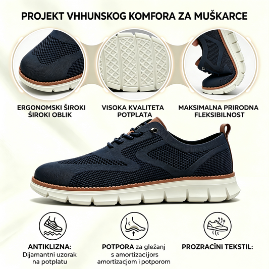 🔥 Današnja posebna ponuda: 50% popusta! ⏰ Prozračne i neklizajuće mokasine! S potporom svoda stopala i podstavljenim međupotplatom, recite zbogom bolovima u stopalima.