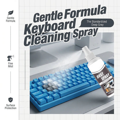 🧼 Tartsd makulátlanul tiszta a billentyűzetedet – Finom ködöt képező, kíméletes összetételű billentyűzet-tisztító spray – pénzvisszafizetés 💻
