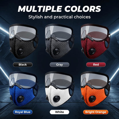 Szélálló motoros maszk és védőszemüveg