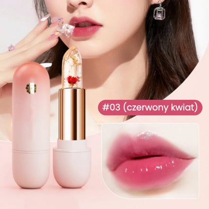 【1+1-et ingyen】Hidratáló rúzs virágszirmokkal – a hőmérséklettől függően változtatja a színét.