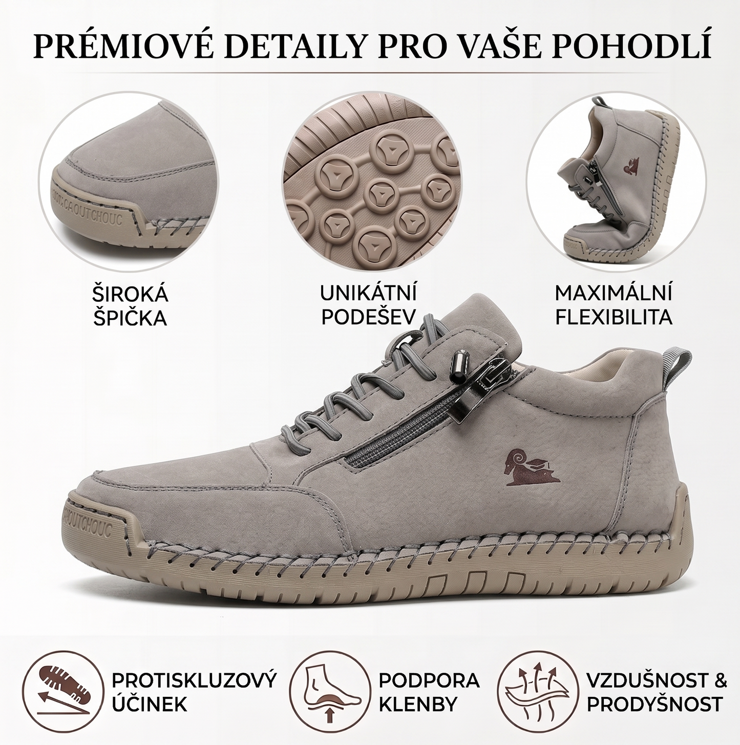 🔥 50% popusta – Ne propustite | Odabrana obuća od teleće kože – ortopedske cipele – 👞 – izdržljive, protuklizne i vodootporne | potpora svodu stopala, ublažavanje boli, unisex