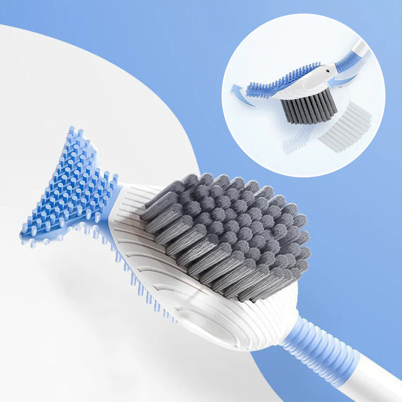 🧹 Tiszta WC, rend a fürdőben – a falra szerelhető tapadókorongos kefe, amely mindig a helyén van és soha nem ázik ✨