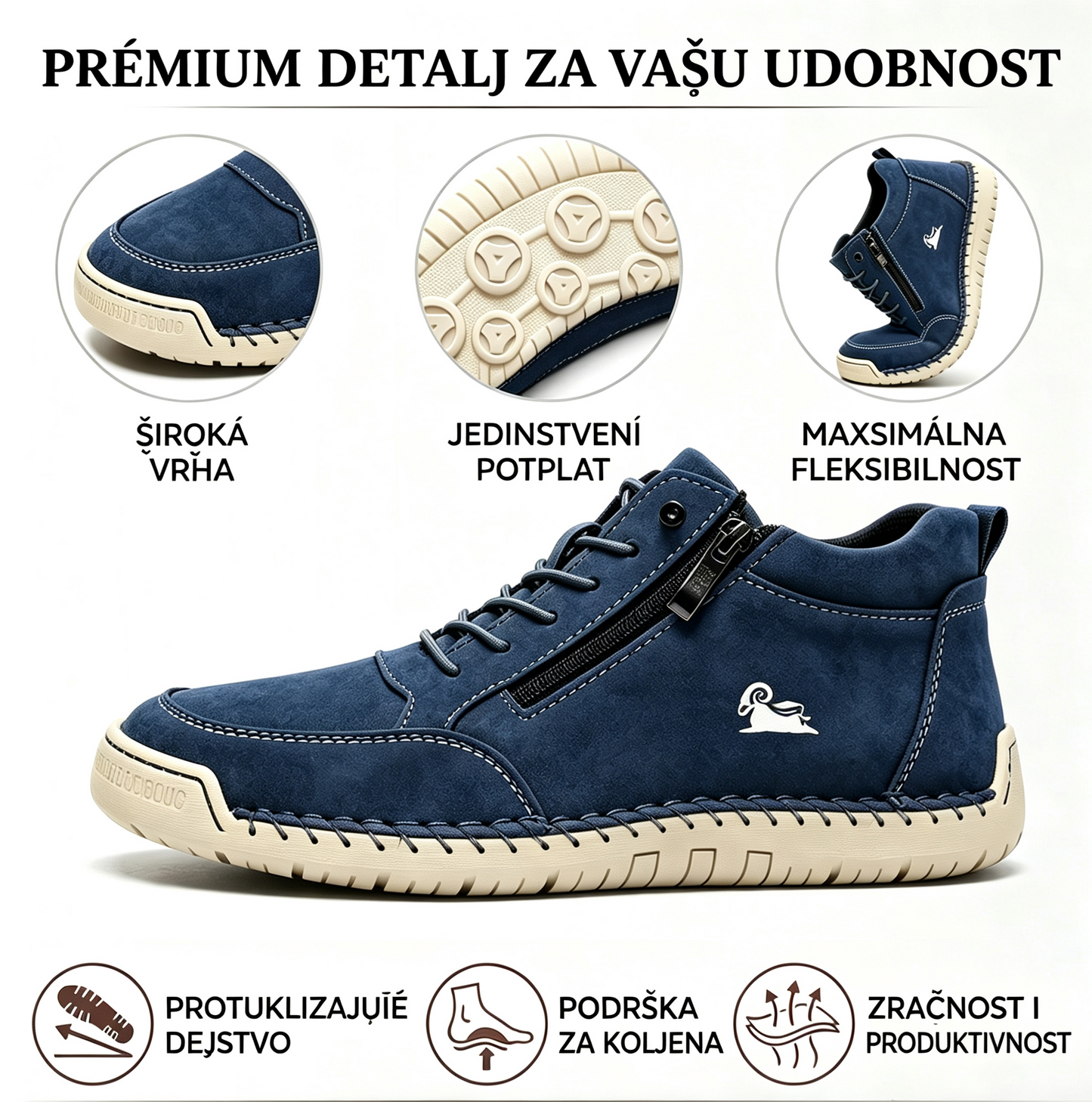 🔥 50% popusta – Ne propustite | Odabrana obuća od teleće kože – ortopedske cipele – 👞 – izdržljive, protuklizne i vodootporne | potpora svodu stopala, ublažavanje boli, unisex