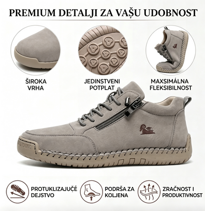 🔥 50% popusta – Ne propustite | Odabrana obuća od teleće kože – ortopedske cipele – 👞 – izdržljive, protuklizne i vodootporne | potpora svodu stopala, ublažavanje boli, unisex