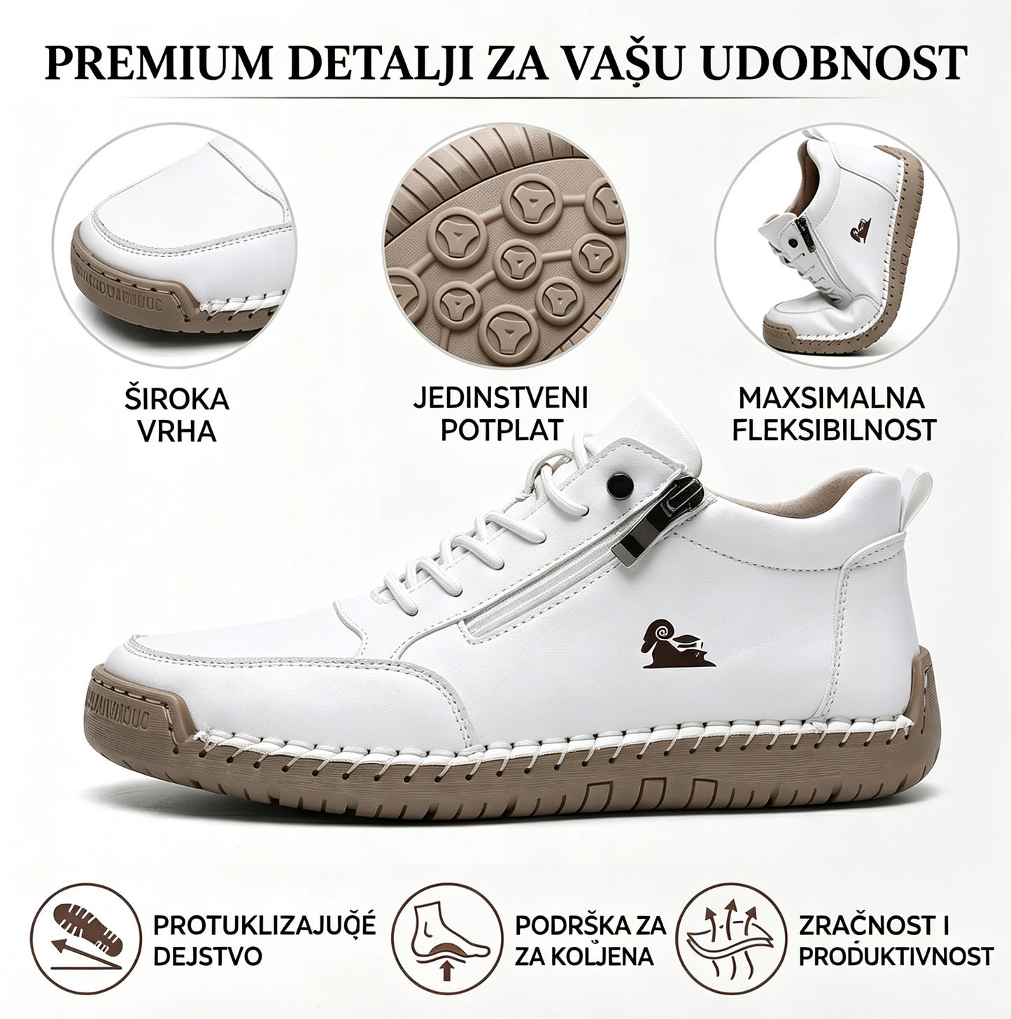 🔥 50% popusta – Ne propustite | Odabrana obuća od teleće kože – ortopedske cipele – 👞 – izdržljive, protuklizne i vodootporne | potpora svodu stopala, ublažavanje boli, unisex