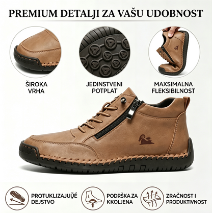 🔥 50% popusta – Ne propustite | Odabrana obuća od teleće kože – ortopedske cipele – 👞 – izdržljive, protuklizne i vodootporne | potpora svodu stopala, ublažavanje boli, unisex