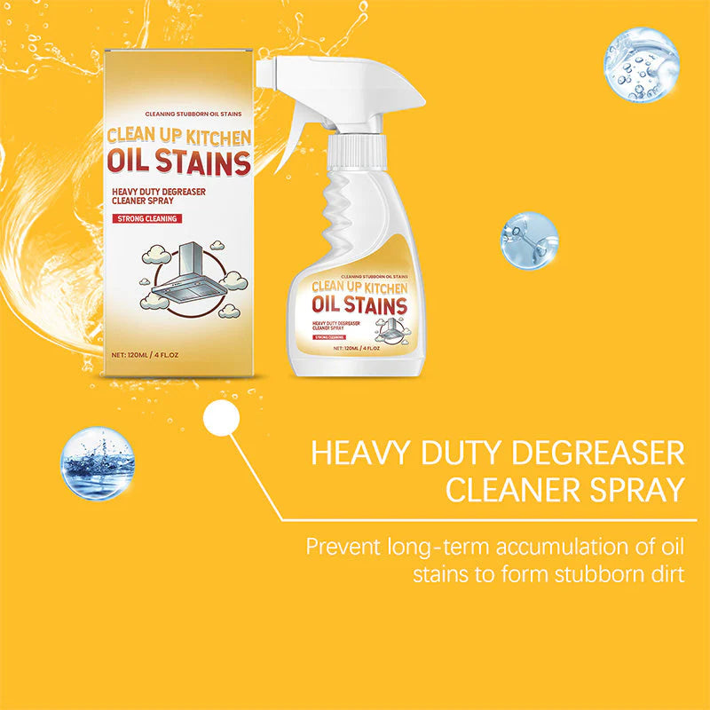 ✨ Búcsú a makacs zsírfoltoktól! Erőteljes zsírtalanító spray konyhához – csillogás garantált 🏠🧴