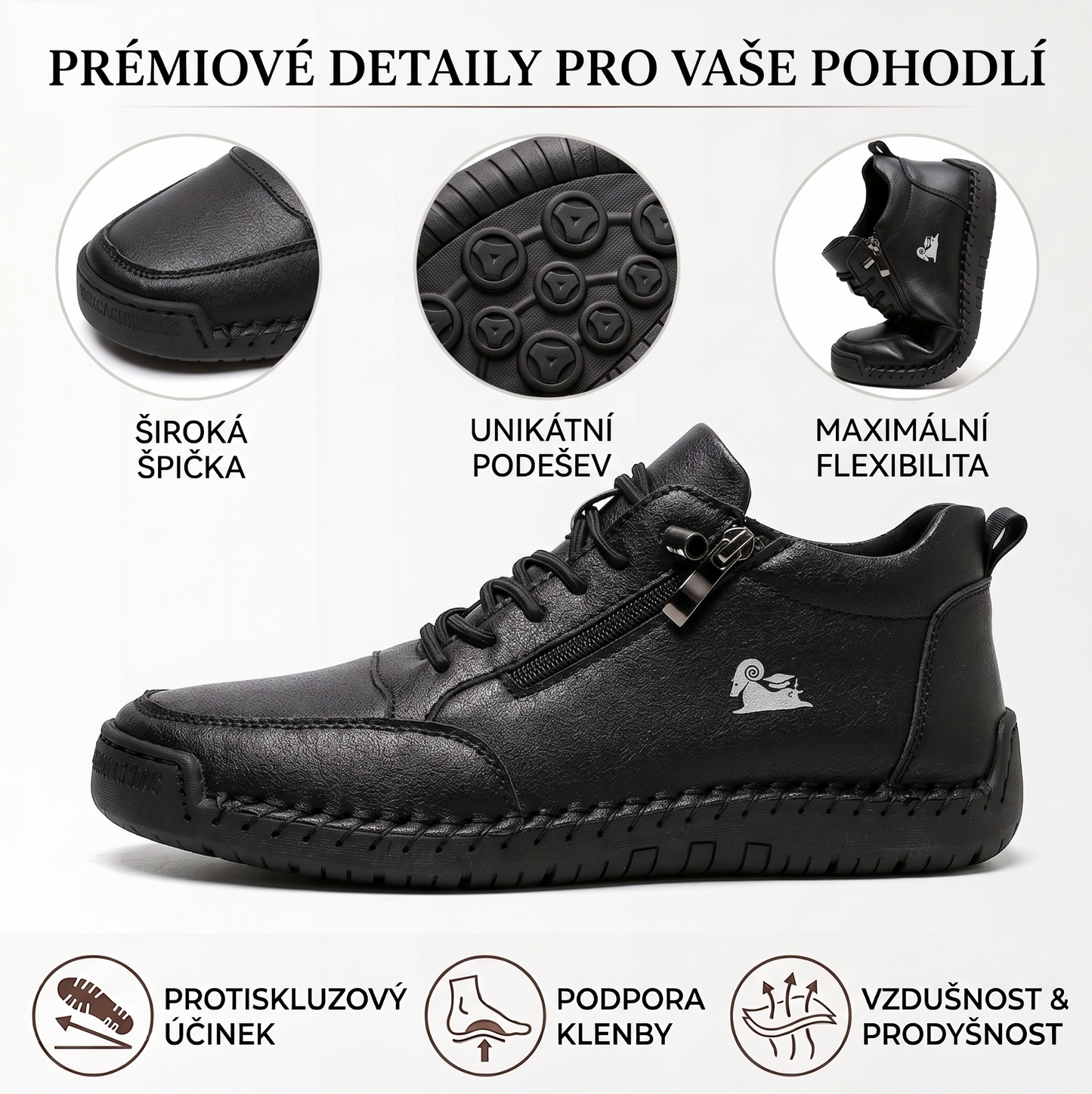🔥 50% popusta – Ne propustite | Odabrana obuća od teleće kože – ortopedske cipele – 👞 – izdržljive, protuklizne i vodootporne | potpora svodu stopala, ublažavanje boli, unisex