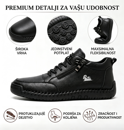 🔥 50% popusta – Ne propustite | Odabrana obuća od teleće kože – ortopedske cipele – 👞 – izdržljive, protuklizne i vodootporne | potpora svodu stopala, ublažavanje boli, unisex
