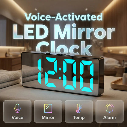 ⏰✨ Minimalista digitális ébresztőóra hálószobába és irodába – Letisztult design, precíz időzítés 🛏️💼