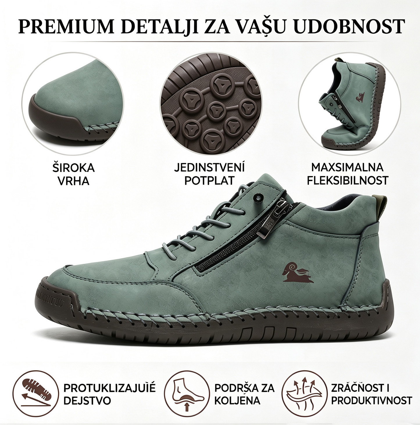 🔥 50% popusta – Ne propustite | Odabrana obuća od teleće kože – ortopedske cipele – 👞 – izdržljive, protuklizne i vodootporne | potpora svodu stopala, ublažavanje boli, unisex