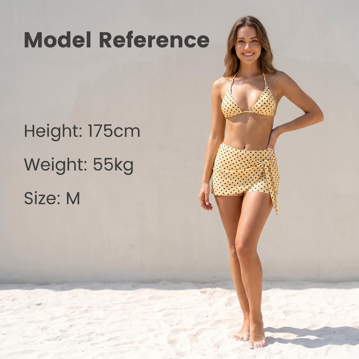 👙 Pöttyös háromszög bikini alsó oldalt megkötővel – a 3 részes szett, amit a nyaraláson is imádni fogsz 🌊