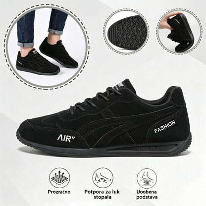 🔥 Današnja posebna ponuda s popustom od 50%🎁Muške ortopedske cipele za hodanje ✅ Prozračne i neklizajuće - Recite zbogom bolovima u stopalima i uživajte u cjelodnevnoj udobnosti!