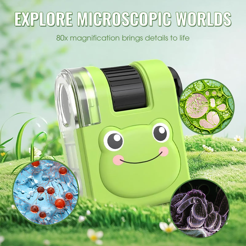 🔬 Portable Educational Microscope for Children – Discover the Tiny World! 🌍✨