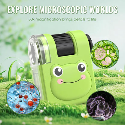 🔬 Portable Educational Microscope for Children – Discover the Tiny World! 🌍✨