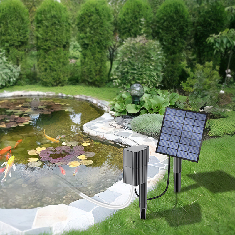 🏡 Napelemes kerti szellőző szivattyúval – kiválóan alkalmas üvegházakhoz, teraszokhoz vagy kerti tavakhoz 🐟🌿