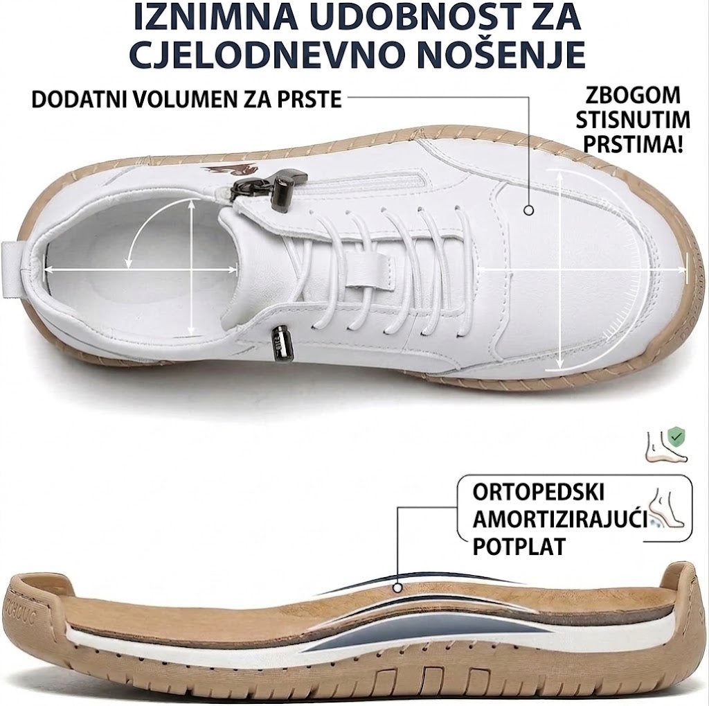 🔥50% popusta danas - ne propustite!  Connwan® - Muške ortopedske cipele ✅ Recite zbogom bolovima u stopalima i uživajte u cjelodnevnoj udobnosti!