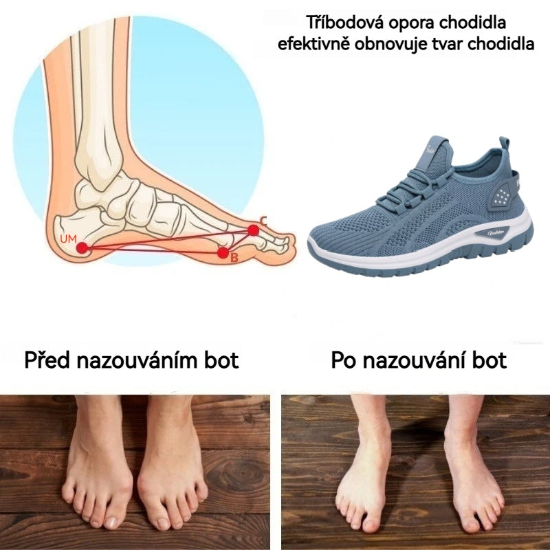 🎉Poslední den! Sleva 50 %! ✅ Ortopedická zdravotní obuv navržená speciálně pro lidi s problémy s nohama k úlevě od bolesti zad, kloubů a chodidel