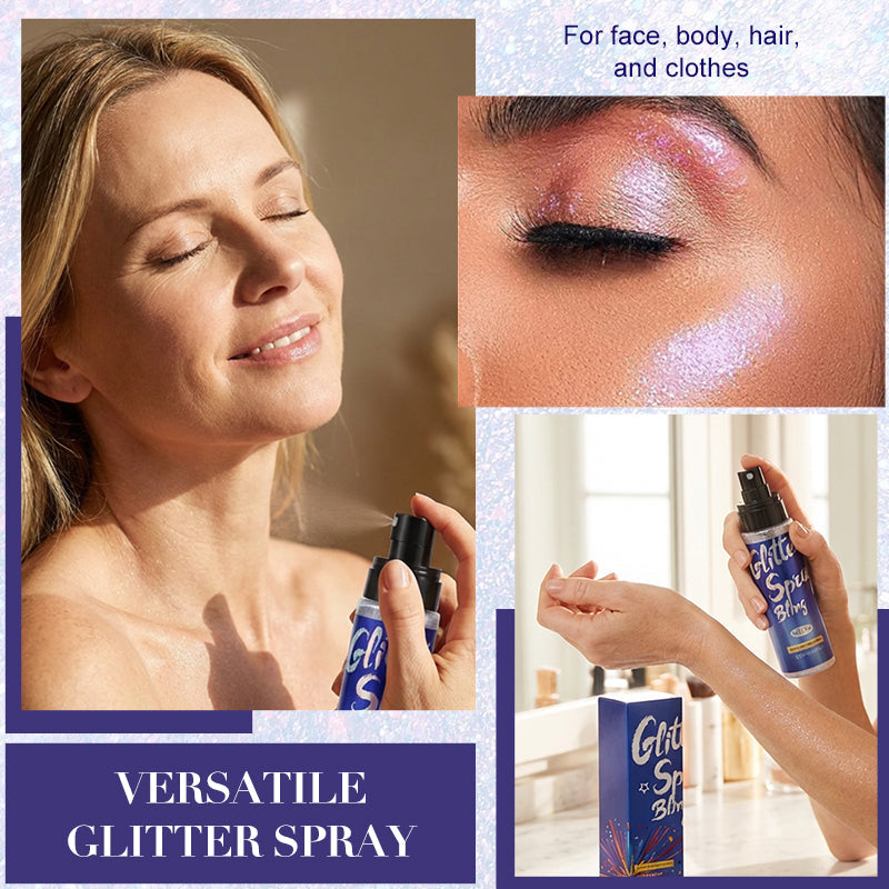 💃 Tökéletes esti smink fixálásához, test highlighterként, vagy hajvégek fényesítéséhez – Spray, ami mindenhol ragyogóvá tesz 🌙🏝️