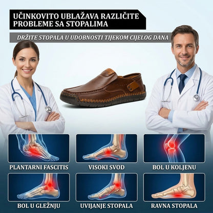 🔥 50% popusta – Ne propustite | Odabrana obuća od teleće kože – ortopedske cipele – 👞 – izdržljive, protuklizne i vodootporne | potpora svodu stopala, ublažavanje boli, unisex