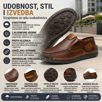 🔥 50% popusta – Ne propustite | Odabrana obuća od teleće kože – ortopedske cipele – 👞 – izdržljive, protuklizne i vodootporne | potpora svodu stopala, ublažavanje boli, unisex
