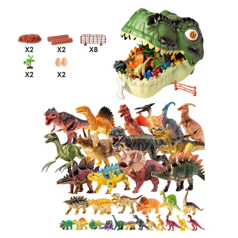🦖🎁 Oktató és szórakoztató dinoszaurusz játék szett – Tökéletes ajándék kis felfedezőknek! 🎈