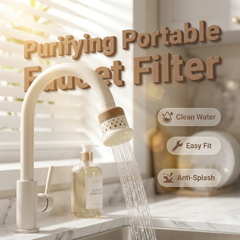 💦🛡️ Hordozható csapra szerelhető vízszűrő – Tiszta, ízletes víz közvetlenül a csapból! ✨🚰