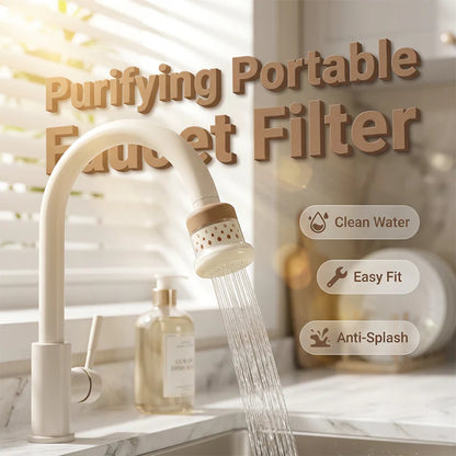 💦🛡️ Hordozható csapra szerelhető vízszűrő – Tiszta, ízletes víz közvetlenül a csapból! ✨🚰