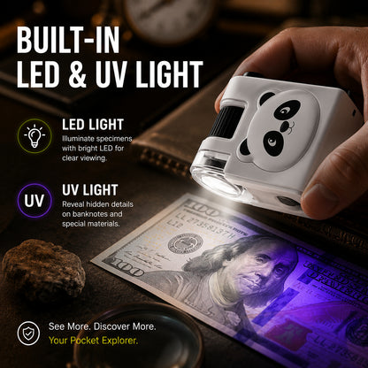 🔬 Portable Educational Microscope for Children – Discover the Tiny World! 🌍✨