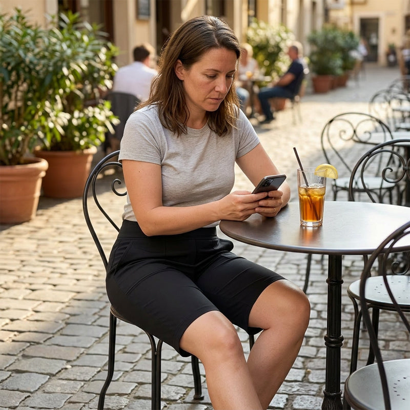 👖 Kényelmes rugalmas női túra rövidnadrág – Légáteresztő anyag, szabad mozgás, tökéletes nyaraláshoz és szabadtéri programokhoz