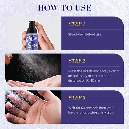 💃 Tökéletes esti smink fixálásához, test highlighterként, vagy hajvégek fényesítéséhez – Spray, ami mindenhol ragyogóvá tesz 🌙🏝️
