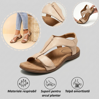 【🎁Ultima zi la jumătate de preț, nu ratați!】Sandale ortopedice cu design ergonomic și suport pentru bolta plantară✅️ pentru mers fără durere👞