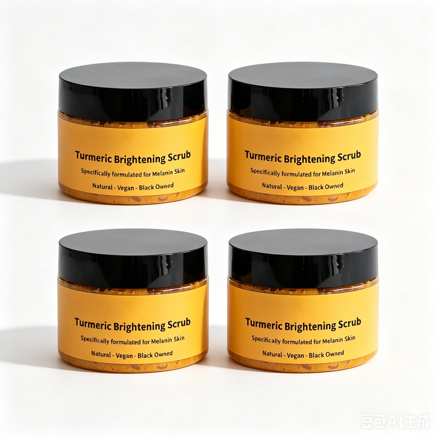 🧡🌿 Kurkumás testradír – Természetes hámlasztás, ragyogó bőr ✨