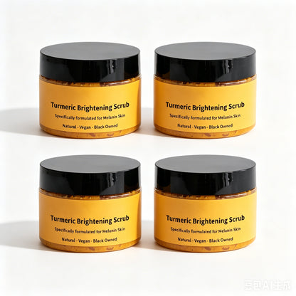 🧡🌿 Kurkumás testradír – Természetes hámlasztás, ragyogó bőr ✨