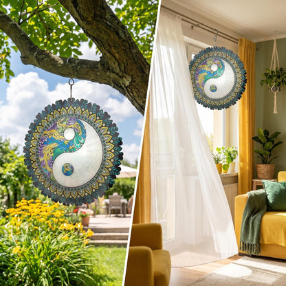 🍃💥 3D Színes szél mandala – Forró értékesítés 2026! Forgó, UV-álló, időjárásálló kerti dísz. Tökéletes kertbe, teraszra, erkélyre – minden szellőre élettel teli színpompás látvány! 🌈🌀