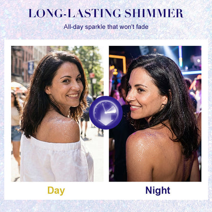 💃 Tökéletes esti smink fixálásához, test highlighterként, vagy hajvégek fényesítéséhez – Spray, ami mindenhol ragyogóvá tesz 🌙🏝️