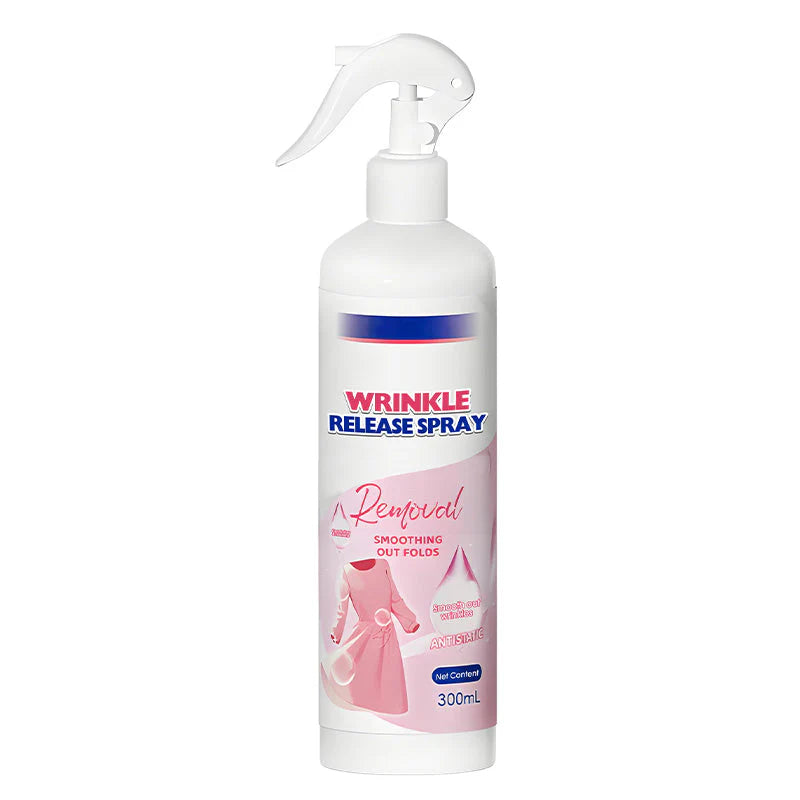 💨⚡ Kíméletes ránctalanító spray – Azonnal hat, nem kell vasalni, biztonságos kényes anyagokra is 🧥🌸