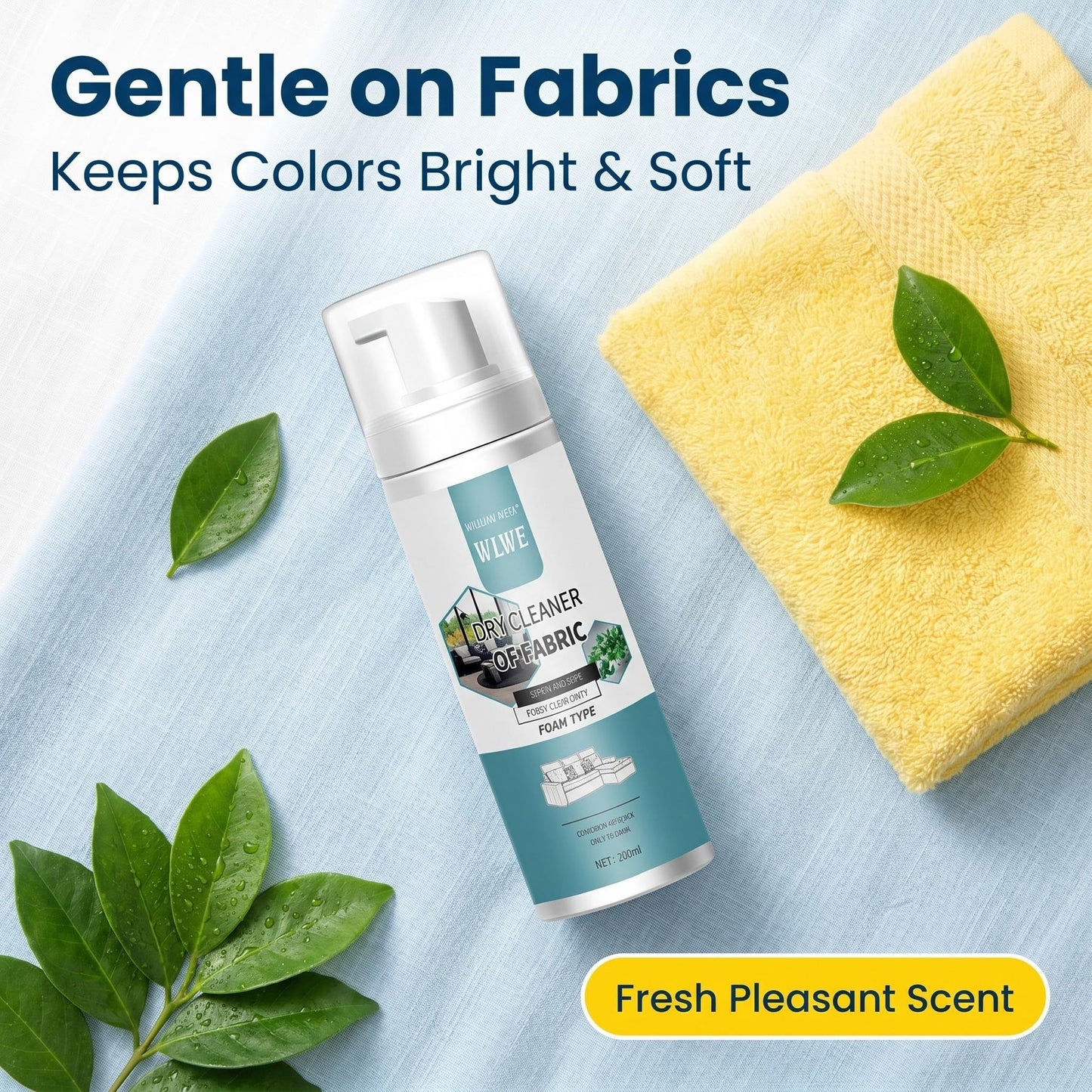 🧼✨ Erőteljes habos tisztítószer szövetekhez ✅