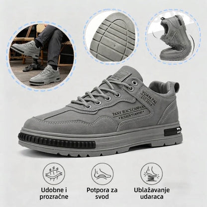 【⏰50% popusta danas! Ne propustite!】Connwan®Ergonomski dizajnirane ortopedske cipele za hodanje koje apsorbiraju udarce✅️Zdrave ortopedske cipele posebno dizajnirane za europske muškarce.