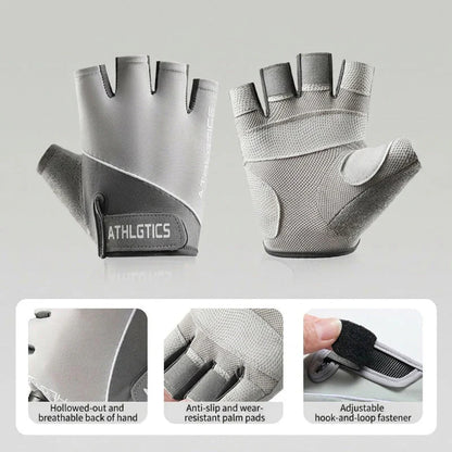 🧤 Légáteresztő, csúszásgátló fitneszkesztyű – Teljes tenyérvédelem, ergonómikus párnázás – Utánvéttel ✨