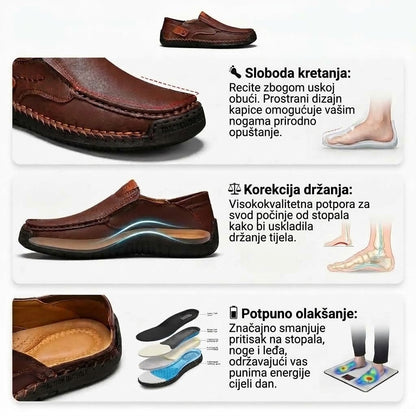 🔥 50% popusta – Ne propustite | Odabrana obuća od teleće kože – ortopedske cipele – 👞 – izdržljive, protuklizne i vodootporne | potpora svodu stopala, ublažavanje boli, unisex
